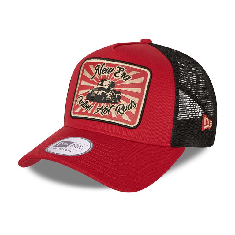 Gorras New Era Truckers Rojos - New Era Hot Rod 03824HBQZ